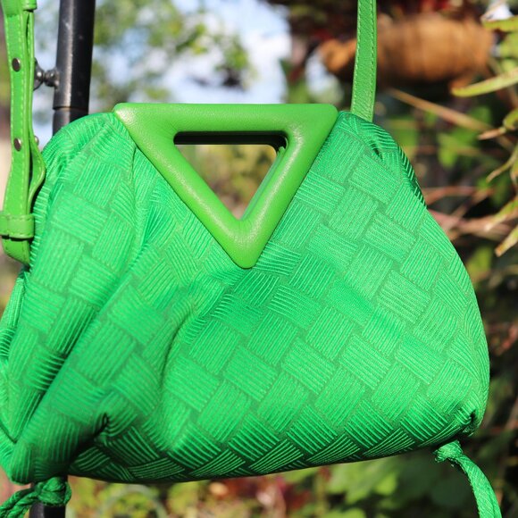 Bottega Veneta green leather vintage style rare edition shoulder bag - Picture 3 of 6